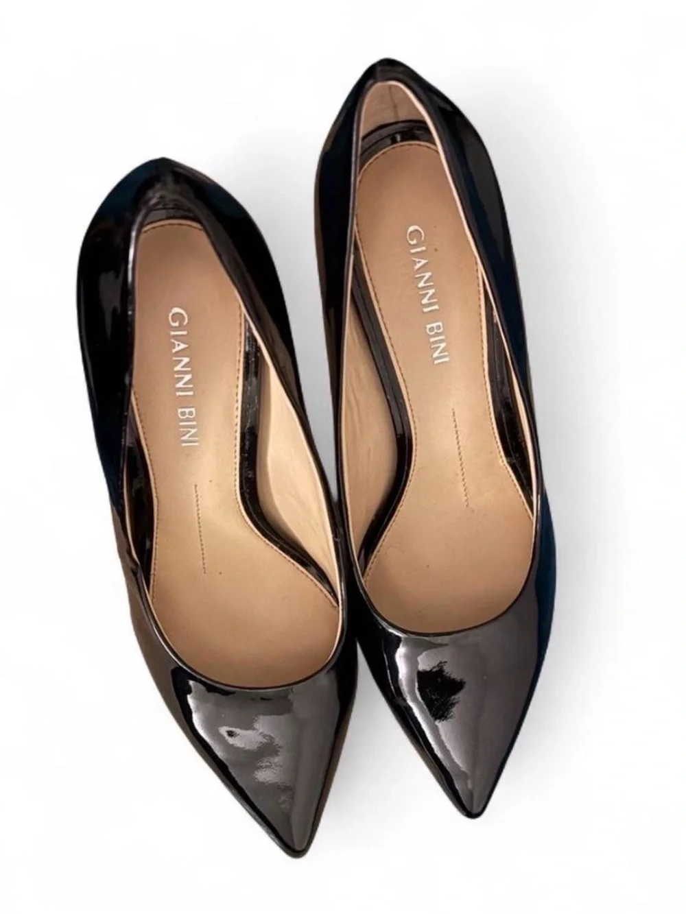 Gianni Bini Black Patent Leather Pumps